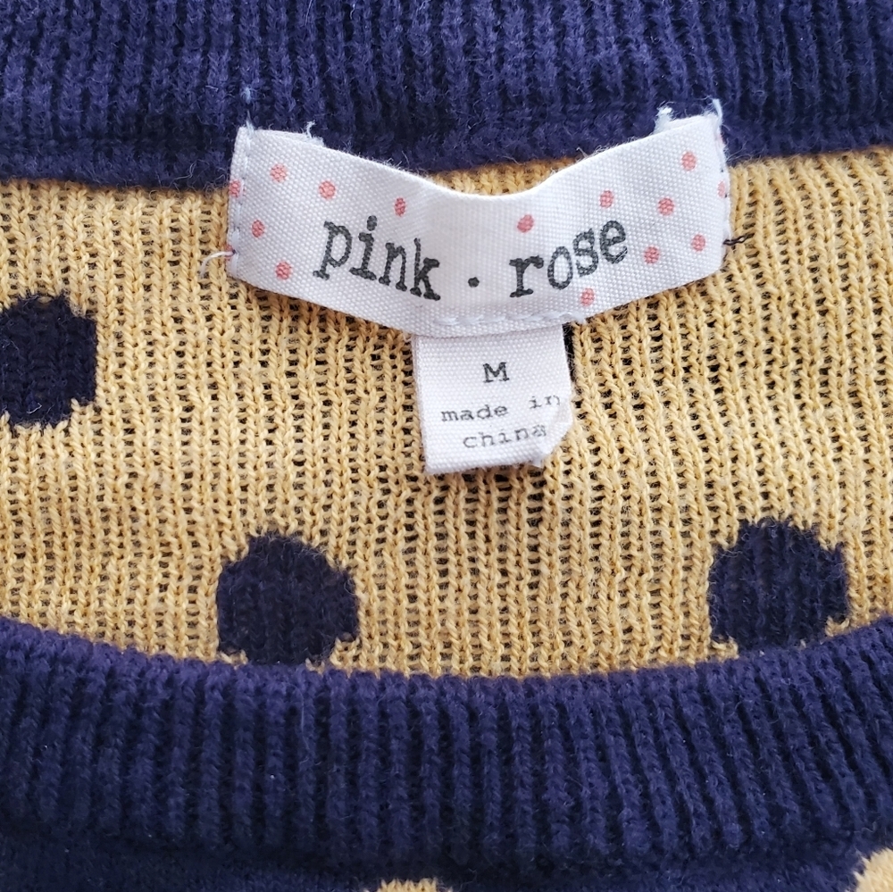 Pink Rose Striped Sweater - Picture 2 of 9